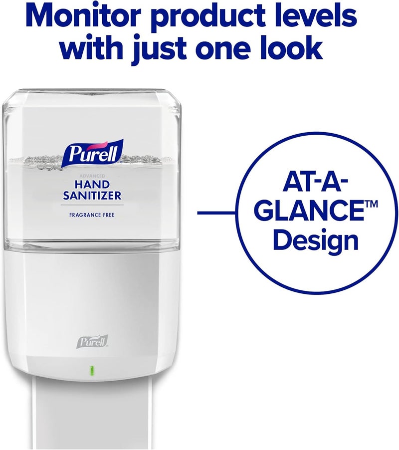 Purell ES6 Automatic Hand Sanitizer Dispenser, White, Compatible with 1200 mL ES6 Automatic Hand Sanitizer Refills (Pack of 1) - 6420-01 - Image 2